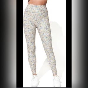 EleVen by Venus Williams Women's Flower Power Legging 25" SIZE XS NWT